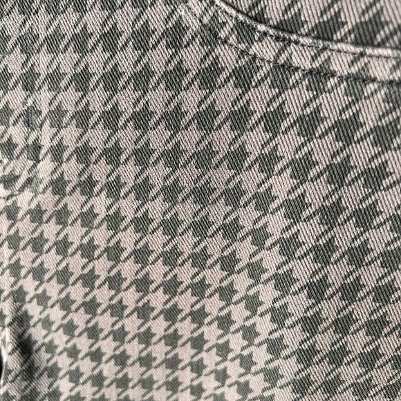 Spanx Leggings Womens Size M/M Black & Gray Houndstooth Pattern Ankle Jean-ish - Picture 6 of 15